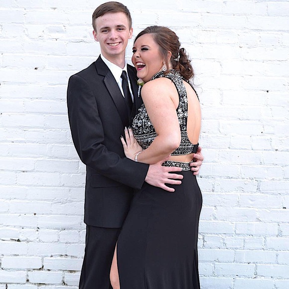 Sherri Hill Twi Peice Bedazzed Evening Gown - Picture 1 of 2